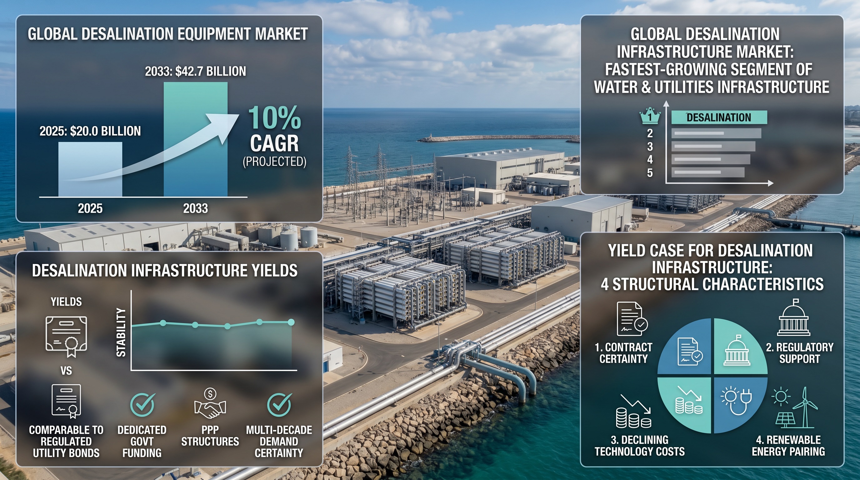 The investment case for desalination infrastructure has moved beyond climate altruism or development aid.