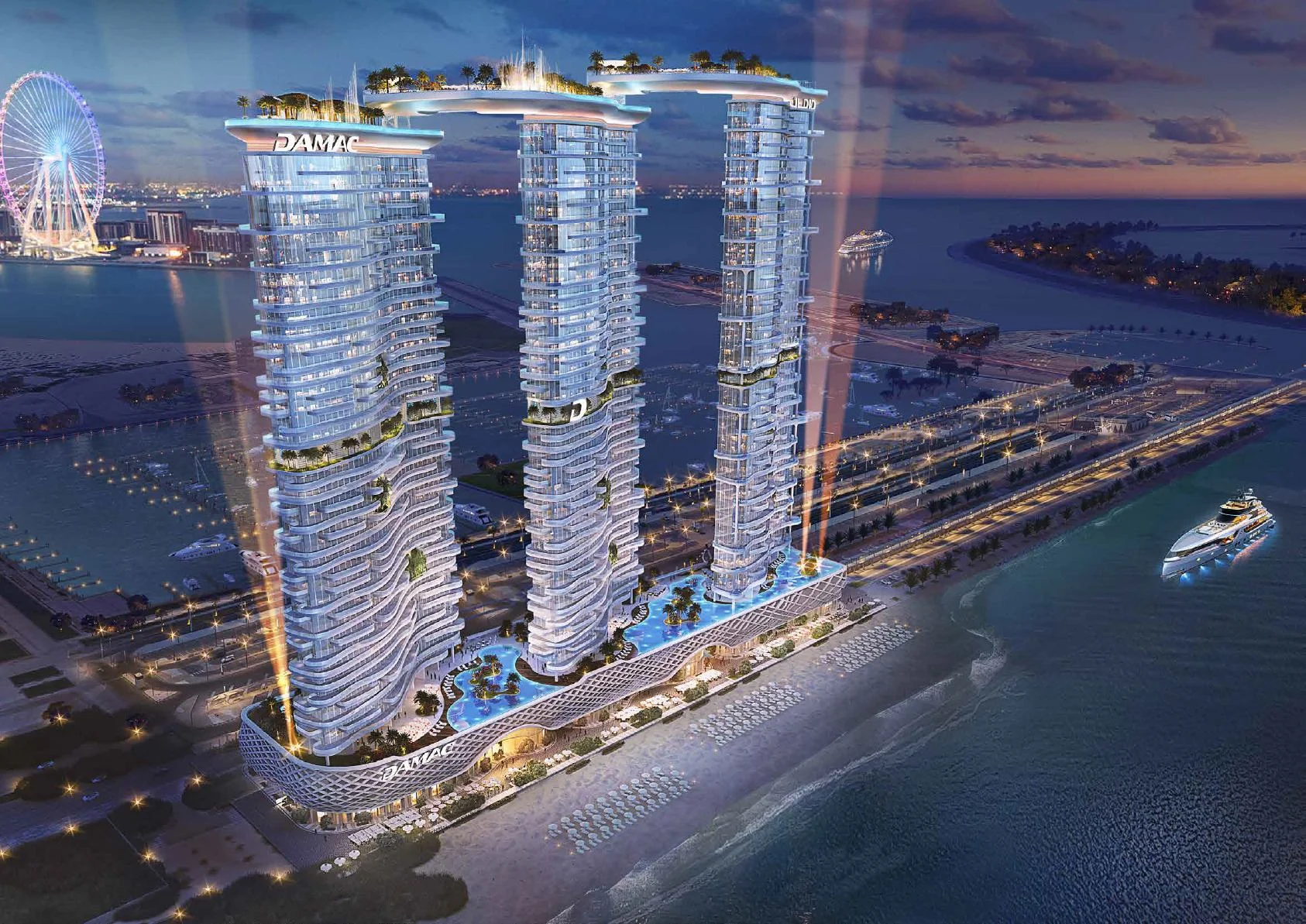 DAMAC Bay — Dubai Harbour — view 10