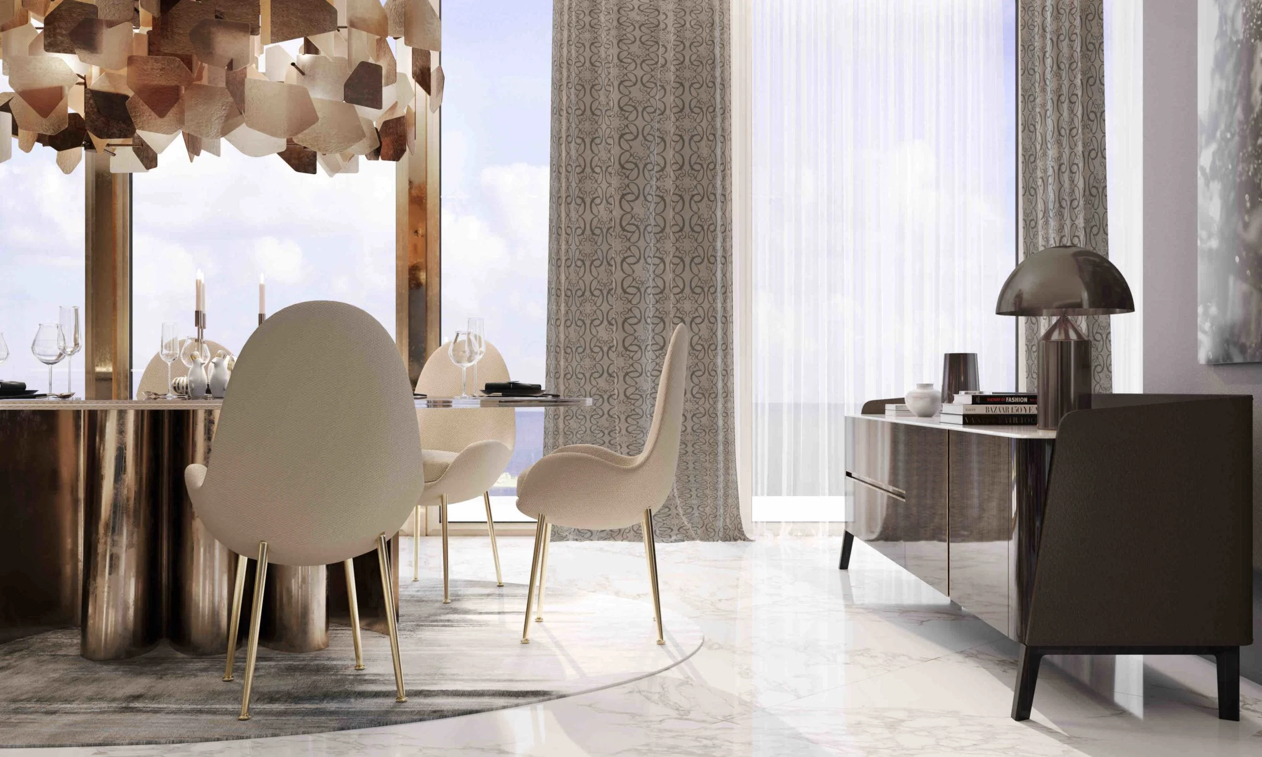 Grand Bleu Tower Elie Saab — Emaar Beachfront — view 5