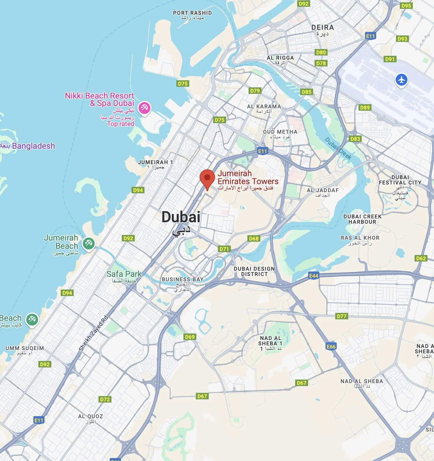 Jumeirah Residences Emirates Towers — DIFC — view 7