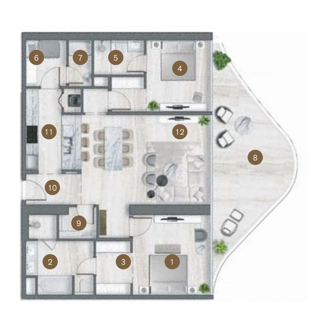 SLS Residences — Palm Jumeirah — view 10
