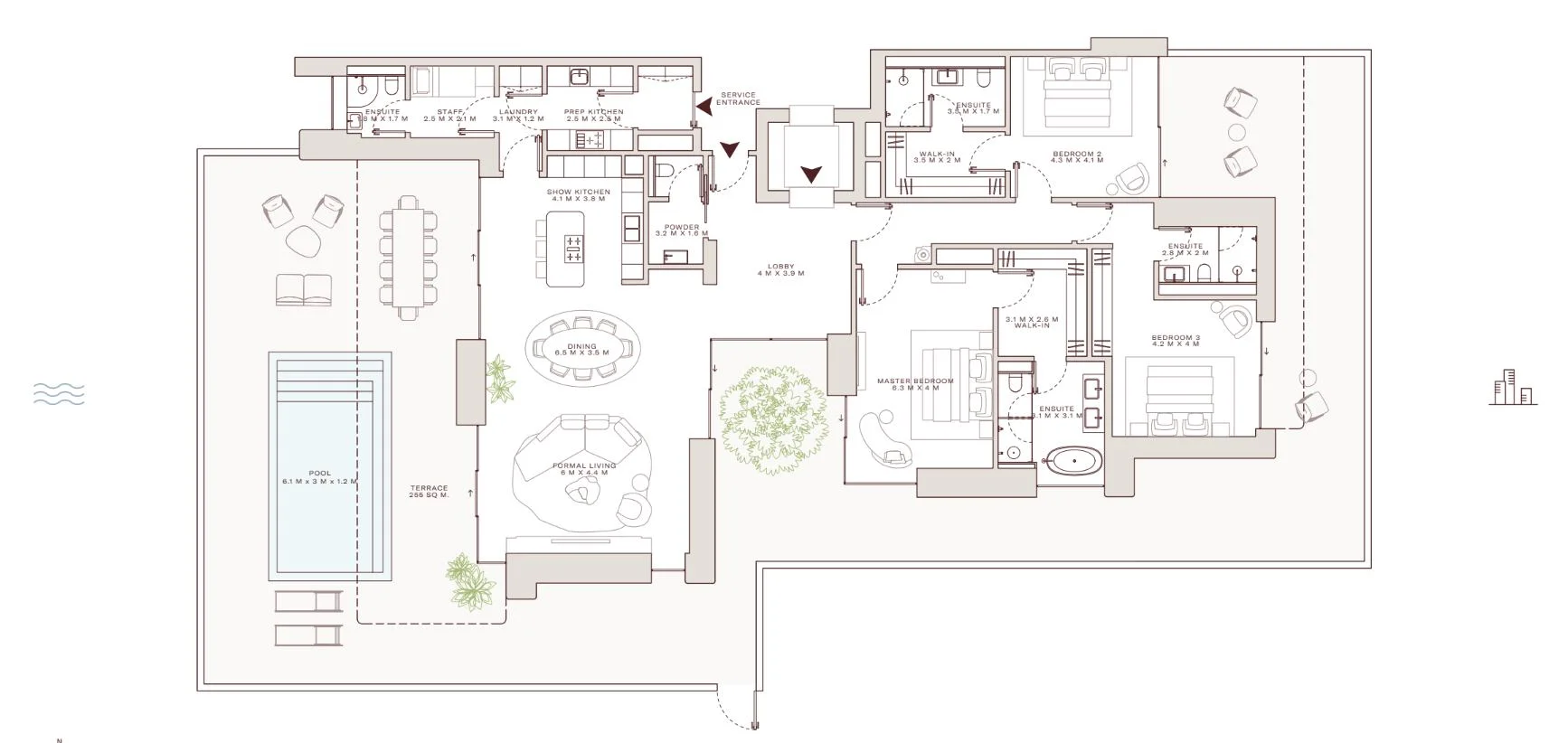 Solaya Mansions — La Mer, Jumeirah — view 18