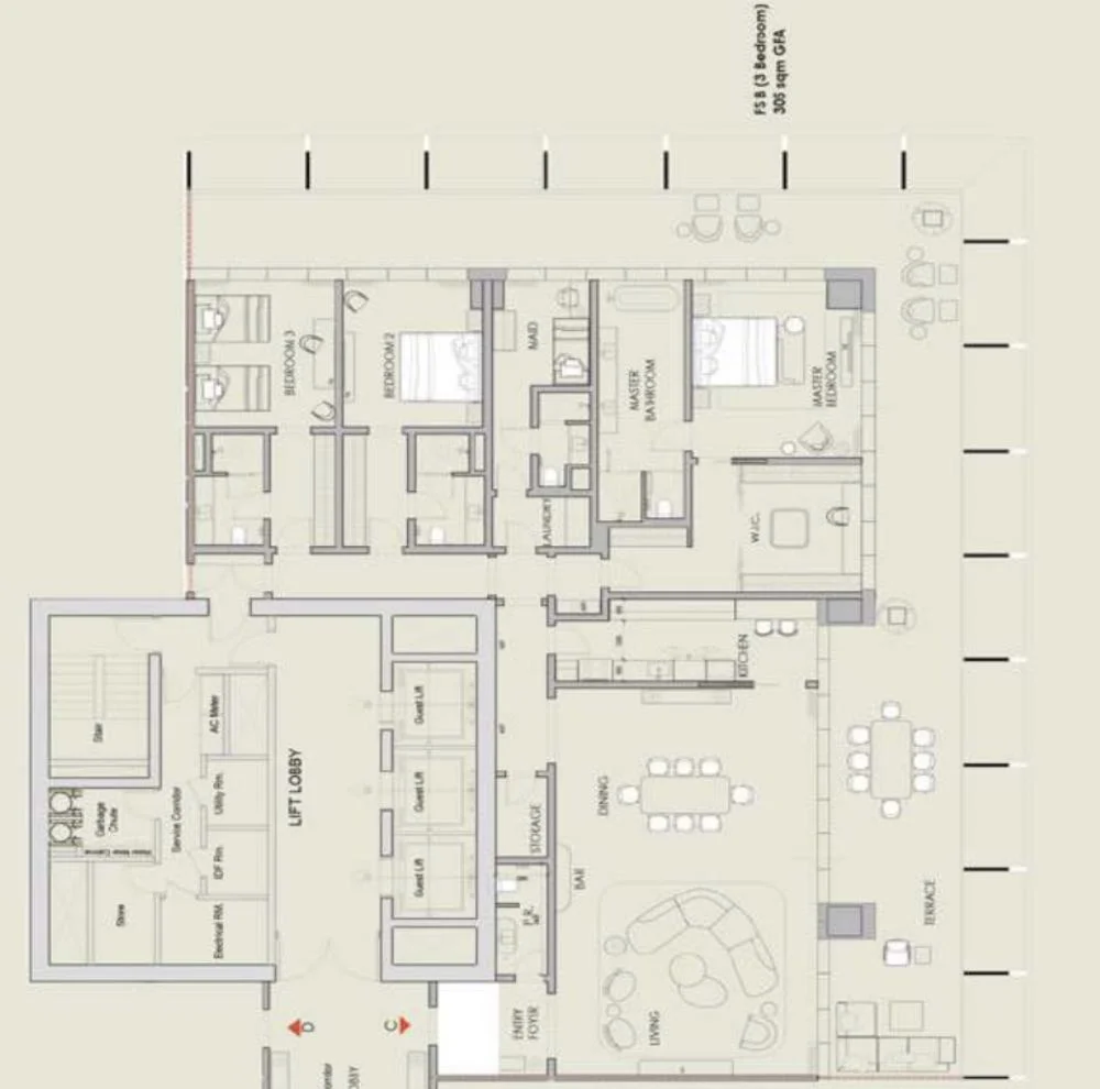 The Ritz-Carlton Residences — Keturah Resort — view 38
